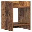 vidaXL Blumenst&auml;nder 30 x 30 x 40 cm Pflanzenst&auml;nder mit Regal Altholz...