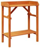 vidaXL Blumenst&auml;nder Pflanztisch Braun 75 x 40 x 90 cm Massives Kiefernholz (1...