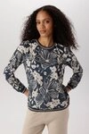 Aniston SELECTED Shirtbluse mit sportiven B&uuml;ndchen und floralem Druck - NEUE