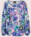 Schlupfbluse MADELEINE "Blusenshirt Viskosebluse mit floralem Aquarellmuster", Damen,