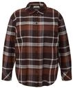 Langarmbluse S.OLIVER CURVE, Damen, Gr. 44, bitter chocolate check, Blusen
