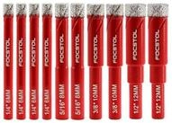 LuxusKollektion Fliesenbohrer Fliesenbohrer-Set 10tlg. &Oslash; 6-12mm Rundschaft