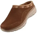 Skechers 169104-TAN Slipper Damen-Clog aus Velourleder braun 36 EU