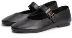 Tommy Hilfiger TH BUCKLE LEATHER BALLERINA Riemchenballerina Businessschuh, mit