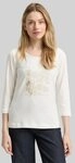 TOM TAILOR 3/4-Arm-Shirt T-Shirt Langarmshirt mit Print