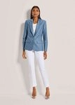 MADELEINE Kurzblazer Eleganter Einreiher mit Reverskragen Longblazer mit