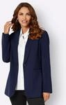 Jackenblazer LADY "Blazer", Damen, Gr. 52, blau (marine), 63% Polyester, 34%...