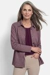 GOLDNER Shirtjacke Kurzgr&ouml;&szlig;e: L&auml;ssige Baumwolljacke, Pepitamuster...