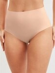 CALIDA High-Waist-Slip Natural Skin mit hohem Bund, flache Abschl&uuml;sse,