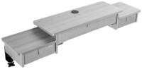 Duronic Schreibtischaufsatz DD4 GY Schreibtischaufsatz, Monitorst&auml;nder mit