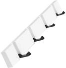YunNasi Wandgarderobe Hakenleiste Holz Klappbar Wand Garderobenhaken 5 Haken...