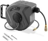 tectake Schlauch Druckluftschlauch mit Trommel, inklusive Montagematerial,