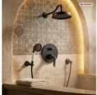 PaulGurkes Duscharmatur EREBUS (Set, Duschset mit Mischbatterie im Retro-Design)