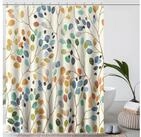 LuxusKollektion Duschvorhang Duschvorhang 180x200 Beige Antischimmel Vintage