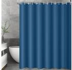 LuxusKollektion Duschvorhang Duschvorhang Polyester Waschbar Dunkelblau 200 x...