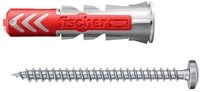Fischer D&uuml;bel-Set Fischer 535479 DuoPower 6 x 30 S PH K NV D&uuml;bel 30 mm 6 mm 1...