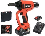 Yato Handpresse Akku Blindnietger&auml;t 18V (1xAkku 3Ah), Akku Blindnietger&auml;t 18V