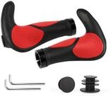 LuxusKollektion Fahrradlenkergriff Fahrradgriffe MTB LockOn 22mm Horn EBike Rot