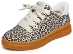 Skechers COURTSIDE-NATURE GIRLZ Sneaker Basket-Sneaker, Schn&uuml;rschuh mit Slip-Ins