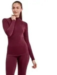 FALKE Funktionsshirt FALKE Langarmshirt Maximum Warm Damen (1-tlg., 1) braun XS