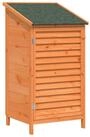 vidaXL Gartenhaus Gartenschuppen Braun 59 x 56 x 113,5 cm Massivholz aus Fichte