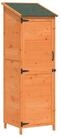 vidaXL Gartenhaus Gartenschuppen Braun 59,5 x 56 x 176,5 cm Massivholz aus...