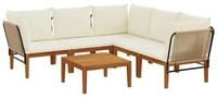 vidaXL Sofaelement 6 stk. Massives nholz & Seil Natur (6 St)