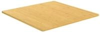 vidaXL Tischplatte, 90x90x1,5 cm Bambus