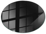Tulup Tischplatte Glasplatte f&uuml;r Couchtisch Glatte schwarze Farbe Couchtisch