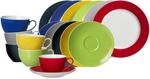 Geschirr-Set RITZENHOFF & BREKER "Kaffeeservice Doppio 18er Set bunt", bunt, 18,