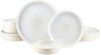 CreaTable Teller-Set Yuki, Geschirr-Set, 12-tlg. (12-tlg), 4 Personen,...
