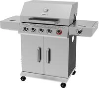 Yato Gasgrill Gasgrill 19kW, 4+1 Brenner, Edelstahl 70x45x55cm, Gasgrill 19kW,...