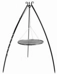 Natur24 Feuerschale Schwenkgrill 200cm Grillrost Edelstahl 80cm