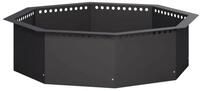 vidaXL Feuerkorb 80 x 80 x 25 cm Feuerkorb Feuerschale Feuerstelle...