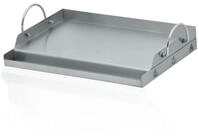 BBQ-Toro Grillplatte Edelstahl, 49,5 x 32 cm, BBQ Plancha f&uuml;r Holzkohle und...