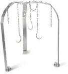 Grillrost.com BBQ Grillrost BBQ Asado Dom, Made in Germany silberfarben Asado...