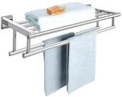 LuxusKollektion Handtuchstange Handtuchhalter Wand Edelstahl Ablage Badezimmer...
