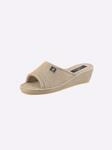 Pantoffel CASUAL LOOKS, Damen, Gr. 37, beige, Schuhe Pantoffel