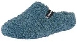 VERBENAS Pantoffel, Hausschuh, Homeslipper, Clog in kuscheliger Optik blau 35 EU