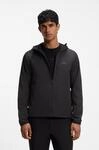 Windbreaker BOSS GREEN, Herren, Gr. S, schwarz (schwarz001), Web, Obermaterial: 100%