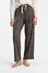 HUGO Pyjamahose elastischer Bund, gerader Schnitt, gewellte Kanten