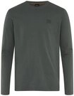 BOSS ORANGE Langarmshirt Tacks mit Markenlogo auf der Brust