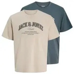 Jack & Jones T-Shirt JJEDENVER LOGO TEE SS O-NECK 2PK MP (Packung, 2-tlg) aus