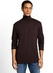 Langarmshirt TOM TAILOR, Herren, Gr. XXL, braun (schwarz chocolate braun), Single
