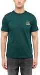 Kurzarmshirt MUSTANG "Herren Style Austin", Herren, Gr. S, gr&uuml;n (dunkelgr&uuml;n),