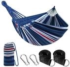 LuxusKollektion H&auml;ngematte H&auml;ngematte Baumwolle Gurte Reisetasche Camping
