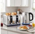 HOMCOM Fr&uuml;hst&uuml;cks-Set Wasserkocher und Toaster Set, 1,7L Schnellkoch-Wasserkocher