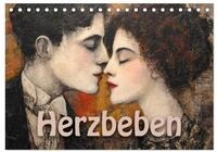 CALVENDO Wandkalender Herzbeben (Tischkalender 2027 DIN A5 quer), CALVENDO