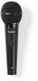Nedis Mikrofon MPWD25BK (1-tlg), Mikrofon f&uuml;r Gesang, XLR-Anschluss, mit...