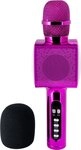 BigBen Bluetooth portabler Lautsprecher Party Mic Mikrofon LED pink AU387063